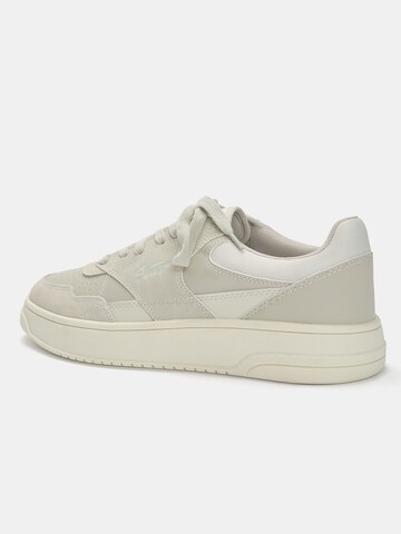 Pull&Bear Platform trainers in Beige