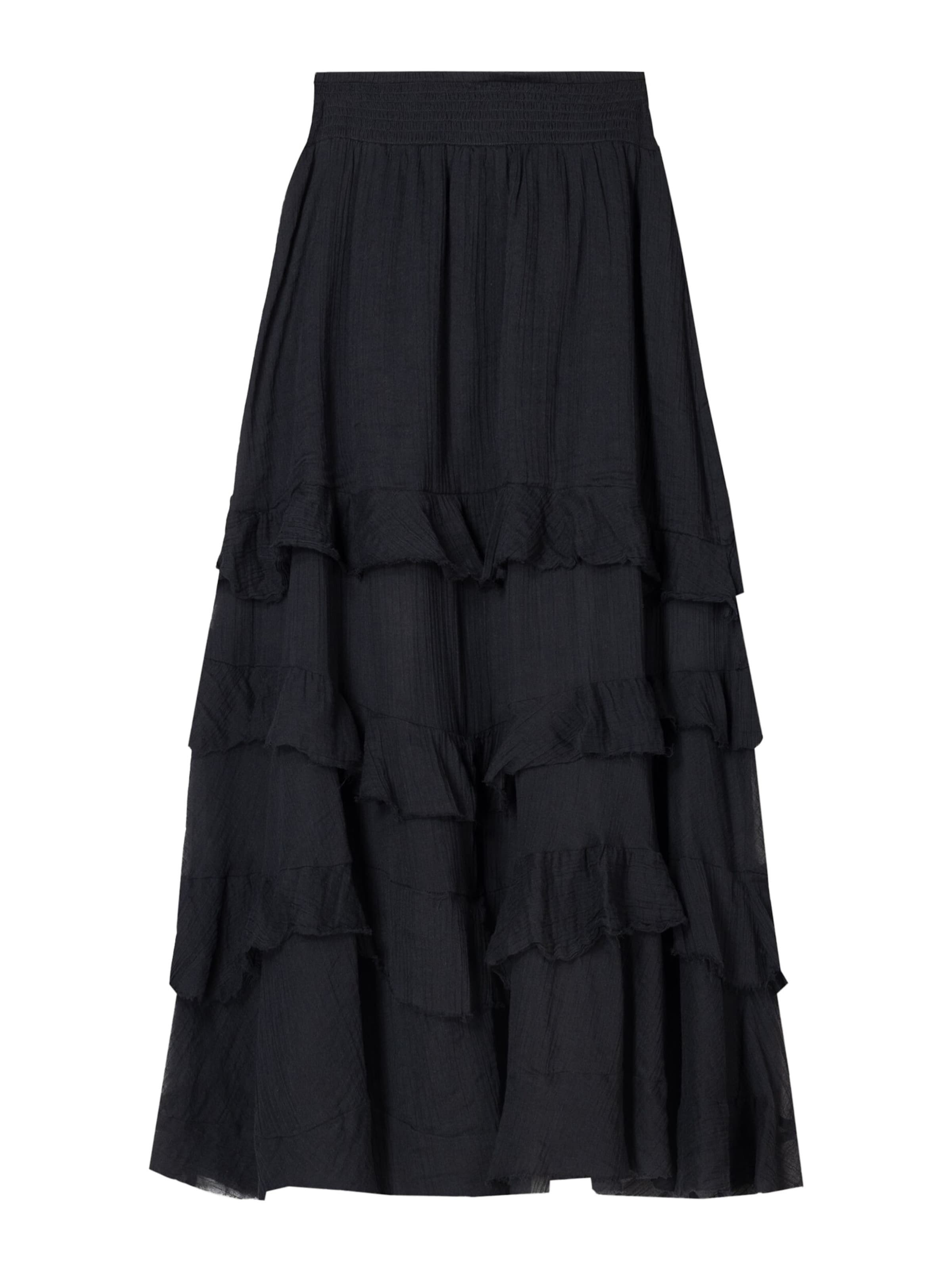 Gonna di Bershka in nero: frontale