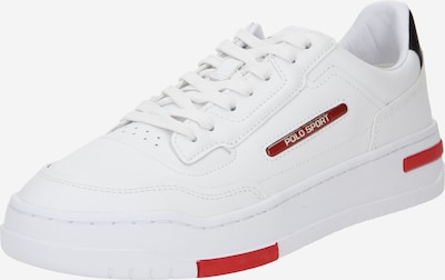 Polo Ralph Lauren Matalavartiset tennarit värissä punainen / musta / valkoinen, Tuotenäkymä