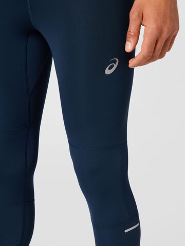 Skinny Pantalon de sport ASICS en bleu