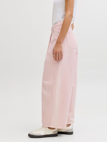 JJXX Vat Bandplooi jeans 'JXPorto Lia' in Roze