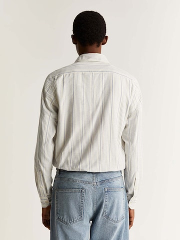 Scalpers Regular fit Button Up Shirt in White