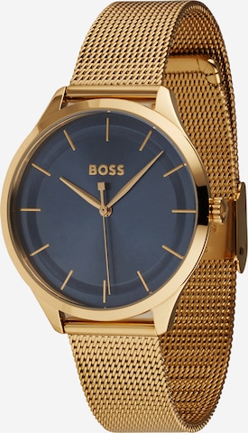 BOSS Black Analog Watch in Gold: front