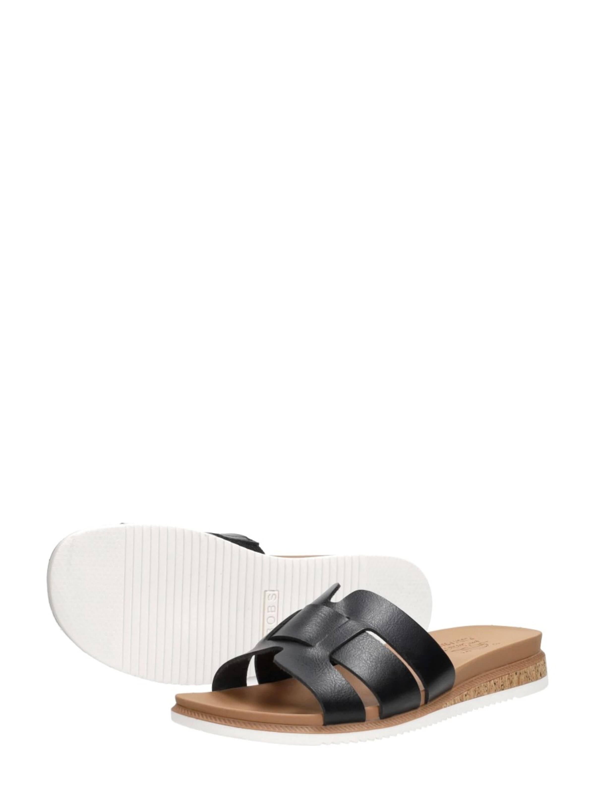 SKECHERS Muiltjes in Zwart