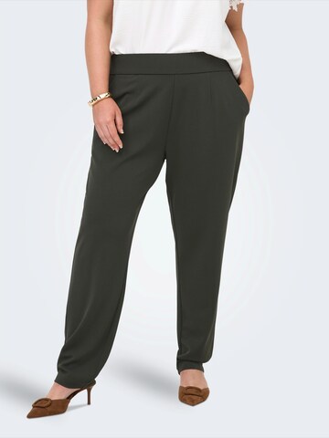 ONLY Carmakoma - regular Pantalón en gris: frente