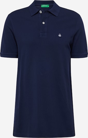UNITED COLORS OF BENETTON Shirt in de kleur Donkerblauw / Wit, Productweergave