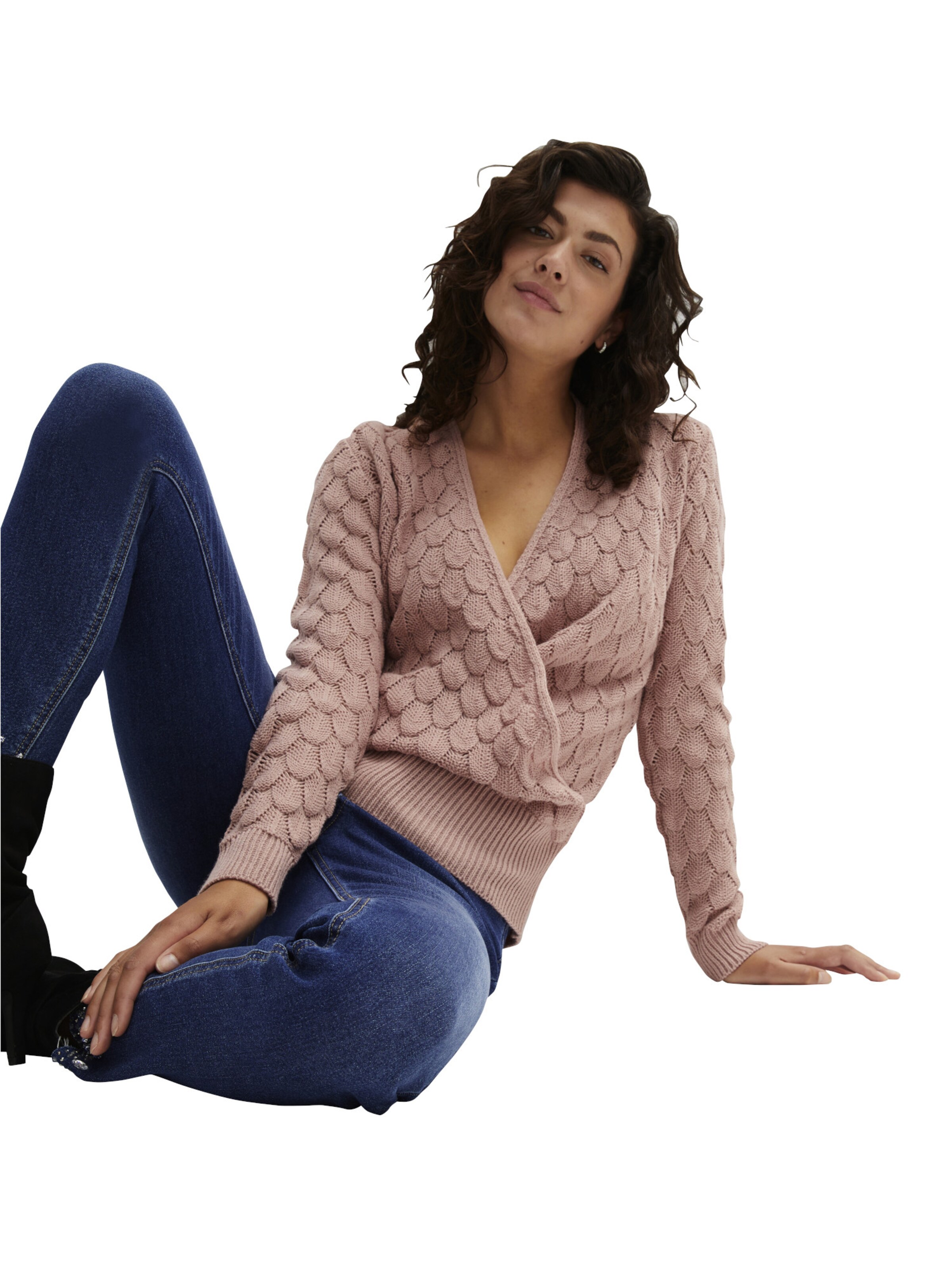 bonprix Trui in Roze