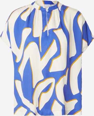 Emily Van Den Bergh Blouse in Blauw: voorkant