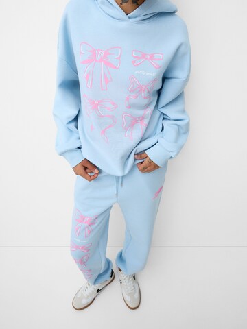 Bershka Tapered Hose in Blau
