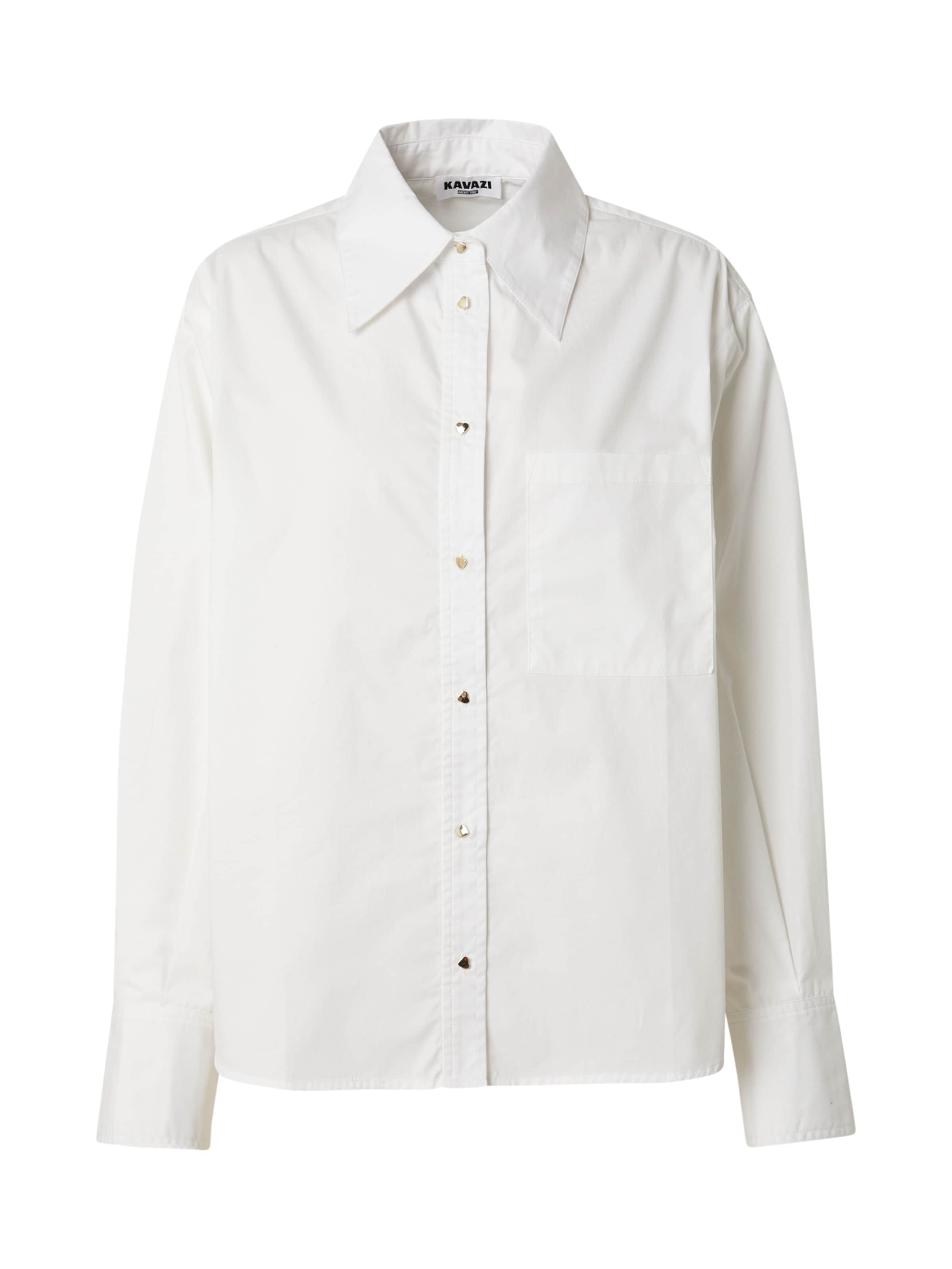 Chemisier KAVAZI en blanc : devant