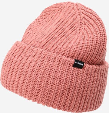 MSCH COPENHAGEN Beanie 'Galine' in Pink: front