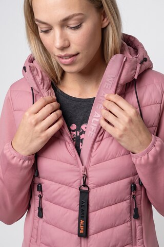 alife & kickin - Chaqueta de entretiempo 'ZeliaAK A' en rosa