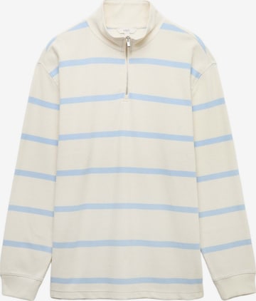 Sweat-shirt Marks & Spencer en beige : devant