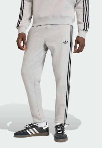 ADIDAS ORIGINALS Tapered Trousers in Grey: front