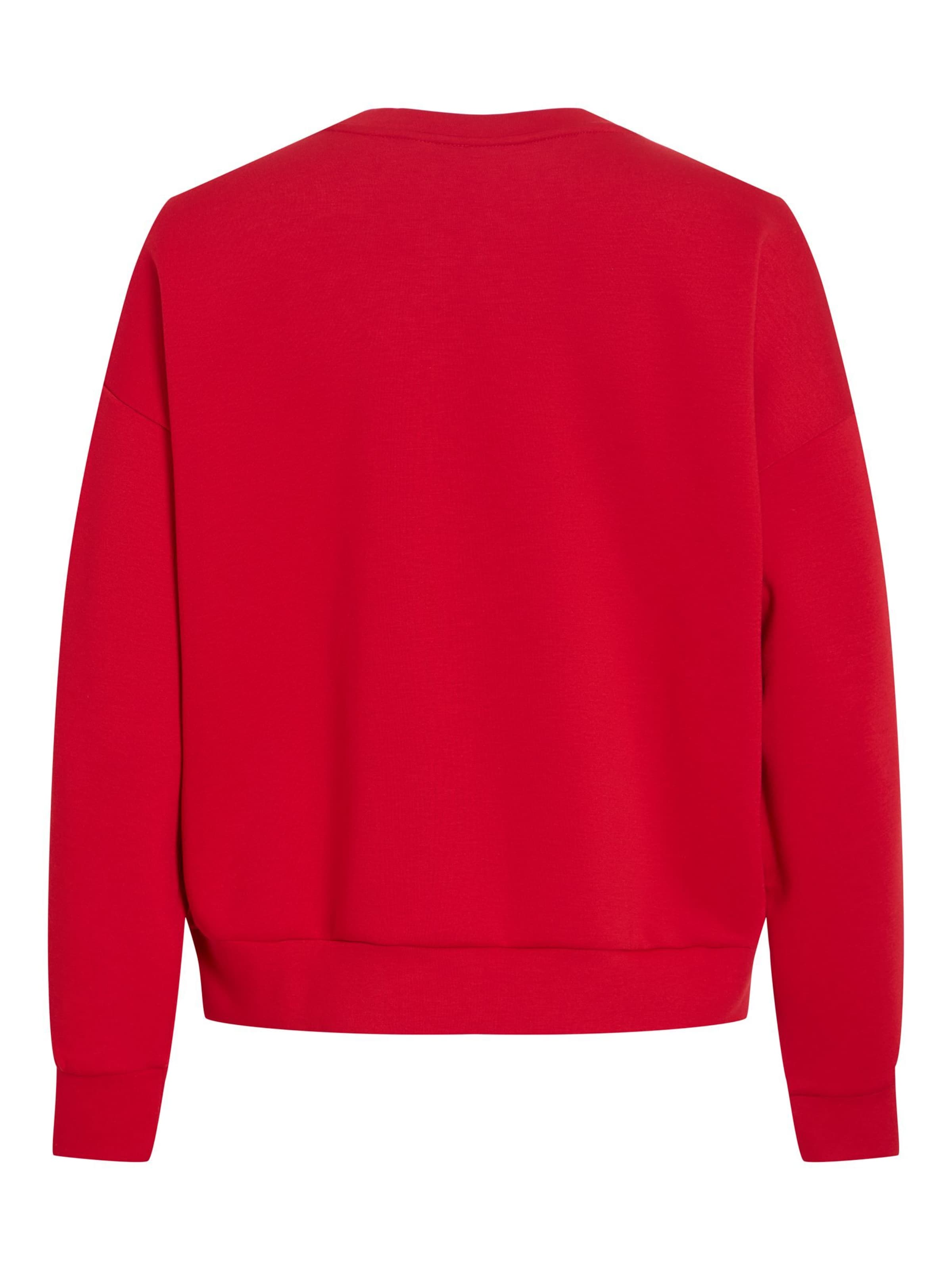 VILA - Sudadera 'VIReflect Mood' en rojo