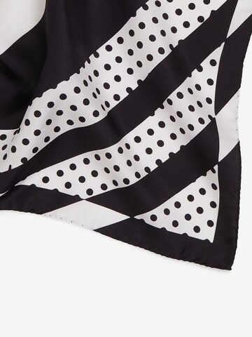 Karl Lagerfeld Scarf 'K/Circle' in Black