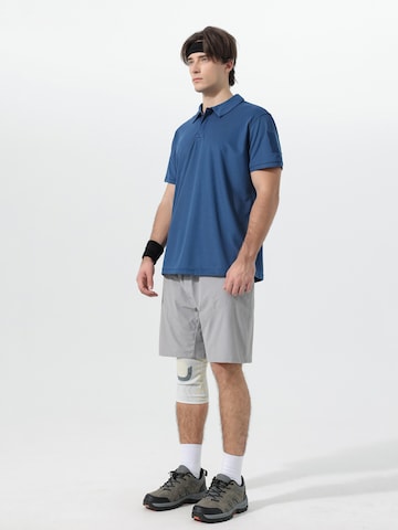 YOUTHUP Performance Shirt 'Gradschnitt' in Blue