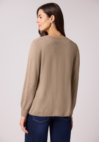 STREET ONE Knit Cardigan in Brown