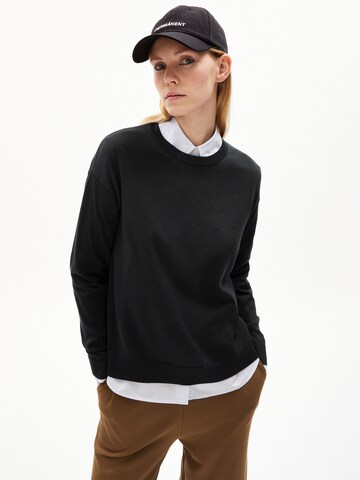 Pullover 'LARUNAA' di ARMEDANGELS in nero: frontale