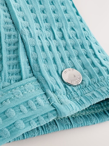 Mint Velvet Треугольник Верх бикини в Синий