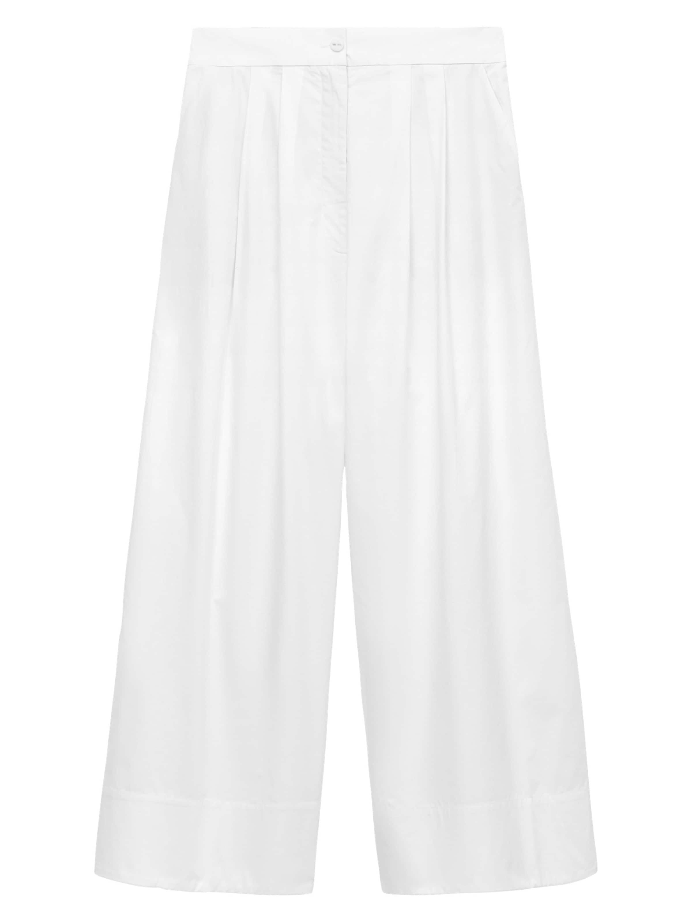 Adolfo Dominguez Regular Hose in Weiß: Vorderseite