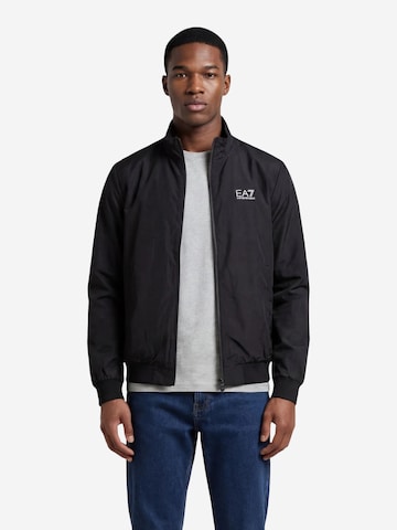 EA7 Emporio Armani Between-seasons coat '7M000424 AF13569' in Black: front