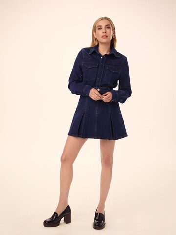 Daahls by Emma Roberts exclusively for ABOUT YOU Юбка 'Malina' в Синий: спереди