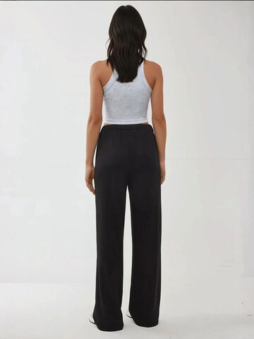 Wide Leg Pantalon Hiccup en noir