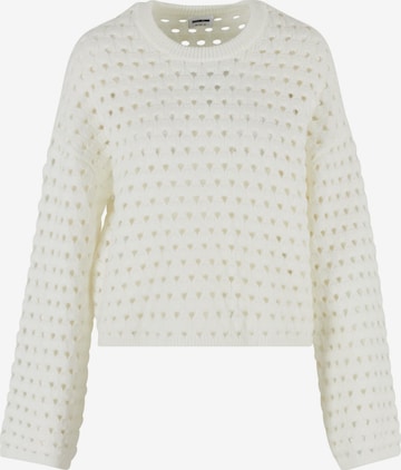 Pull-over 'NMBRandy' Noisy may en blanc : devant