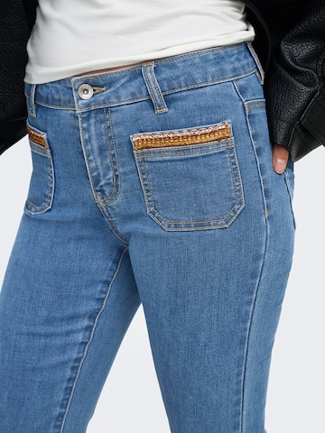 Flared Jeans 'ONLWAUW' di ONLY in blu