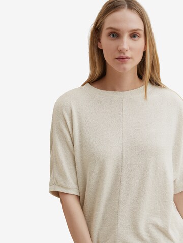 TOM TAILOR Pullover in Beige