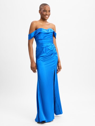 Luxuar Fashion Abendkleid ' ' in Blau: Vorderseite