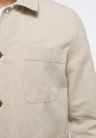 MUSTANG Regular fit Button Up Shirt in Beige