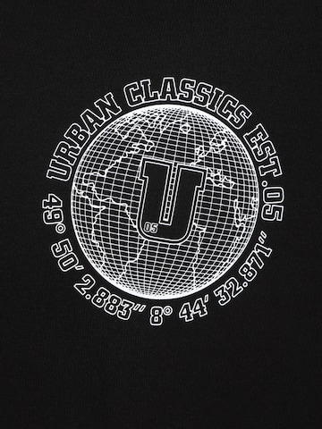 Sweat-shirt 'Globetrotter' Urban Classics en noir