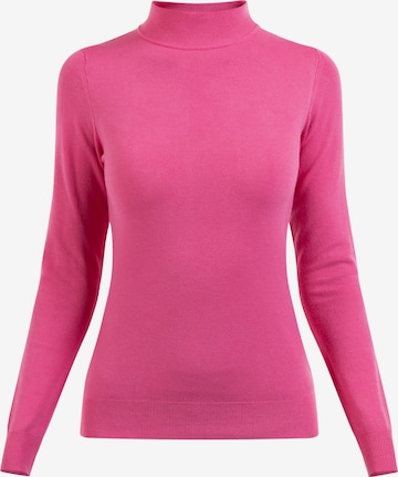 Pull-over 'Minya' faina en rose : devant