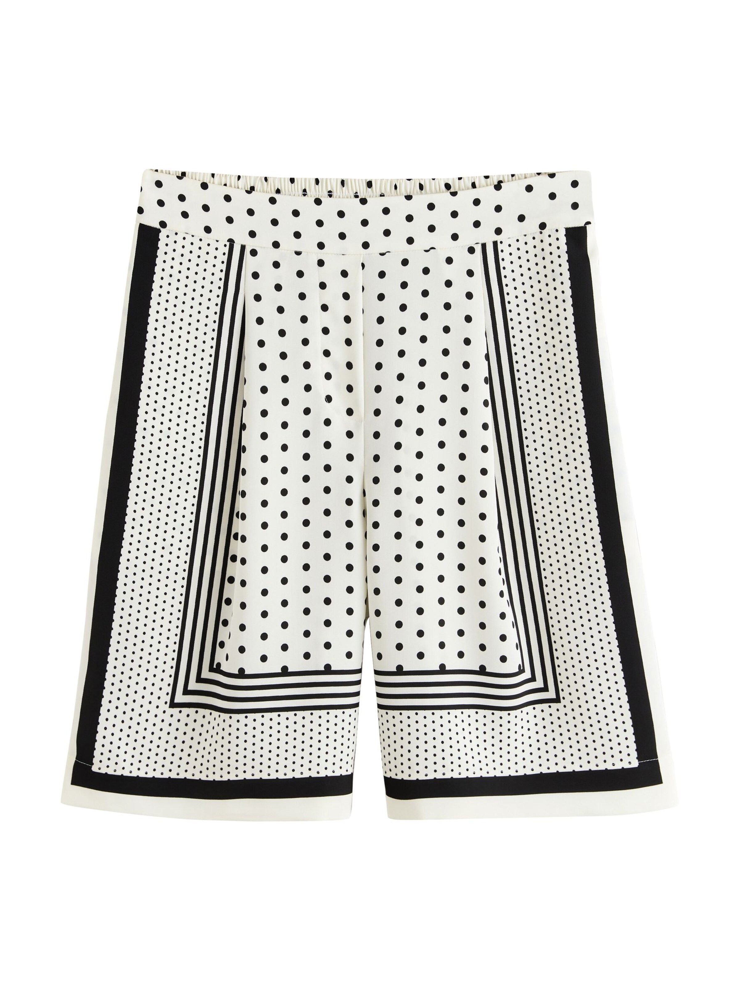 Next Wide Leg Shorts in Weiß: Vorderseite