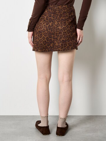 Jupe ' ' Apricot en marron