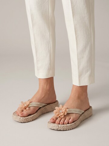 ILSE JACOBSEN T-bar sandals 'CHEERFUL17F' in Beige: front
