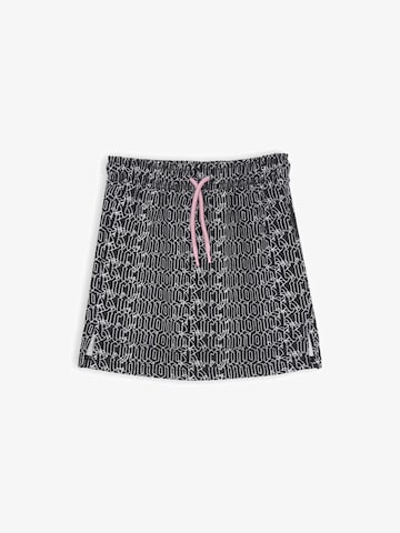 John Richmond Skirt 'Stamp On It' in Black: front