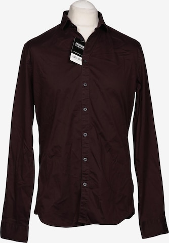 Tiger of Sweden Hemd L in Braun: Vorderseite