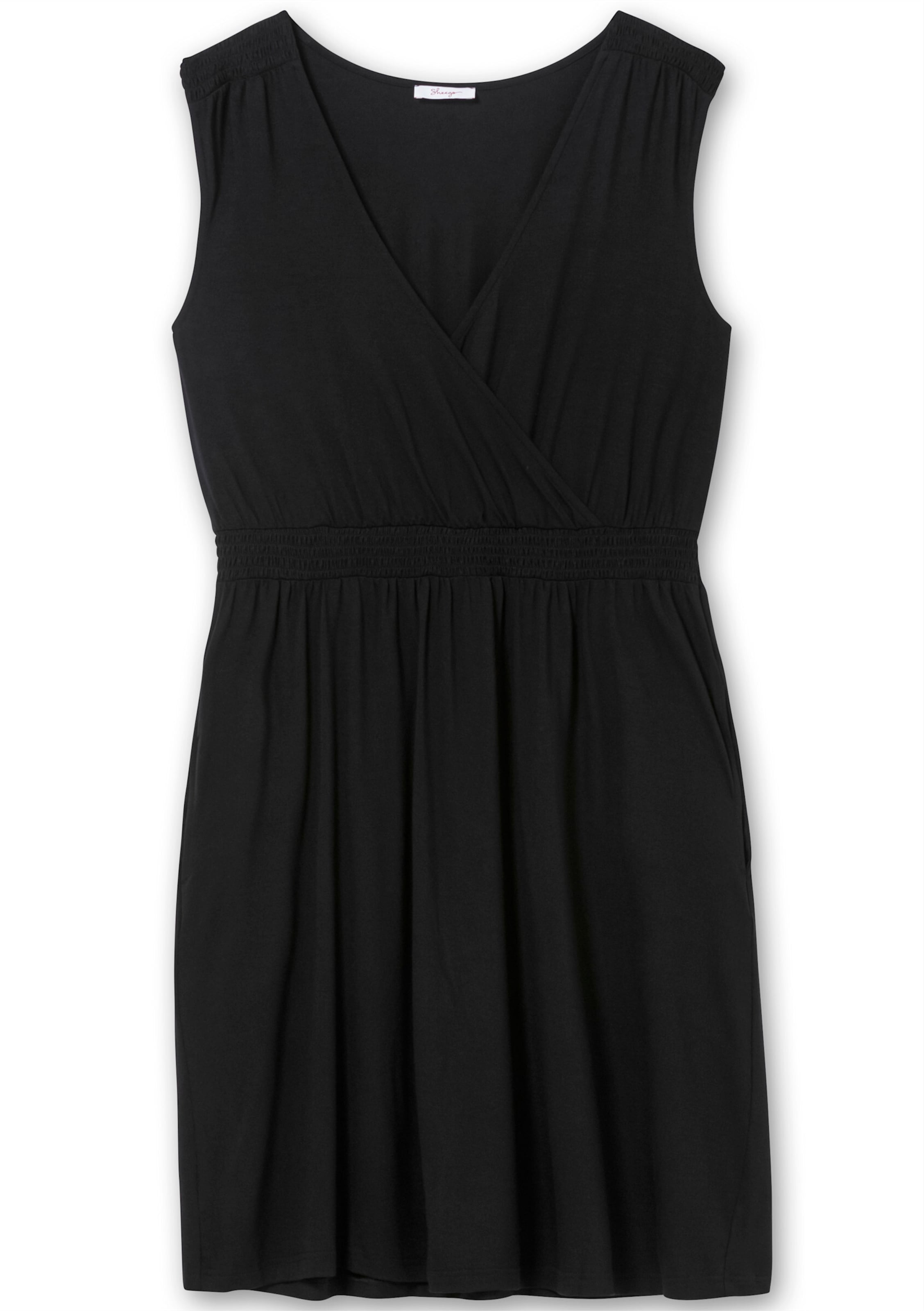 SHEEGO Mekko värissä musta: etupuoli