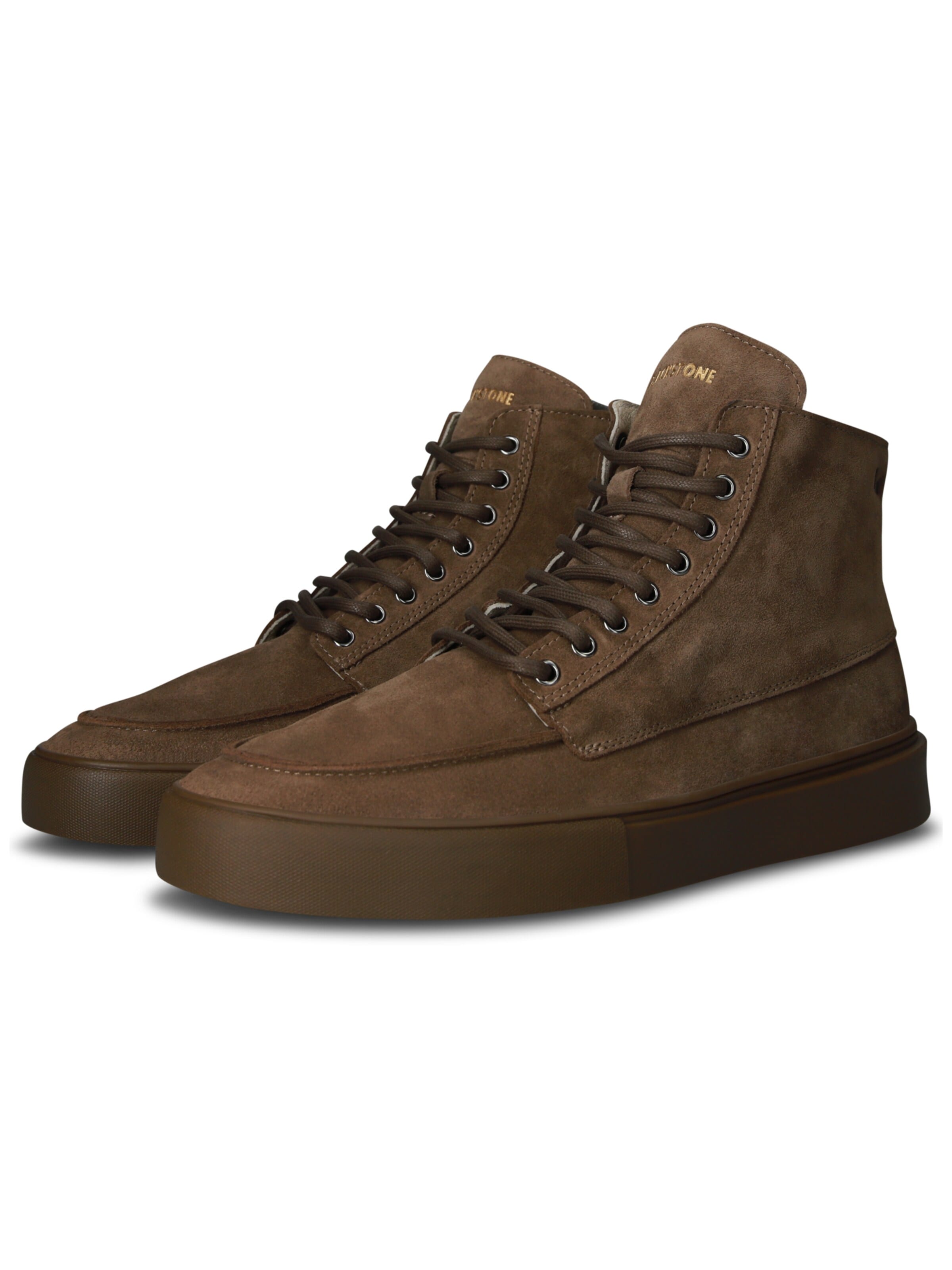 BLACKSTONE - Zapatillas deportivas altas 'RUBY EERO - ZIPPER' en marrón