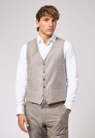Gilet de costume ROY ROBSON en marron : devant