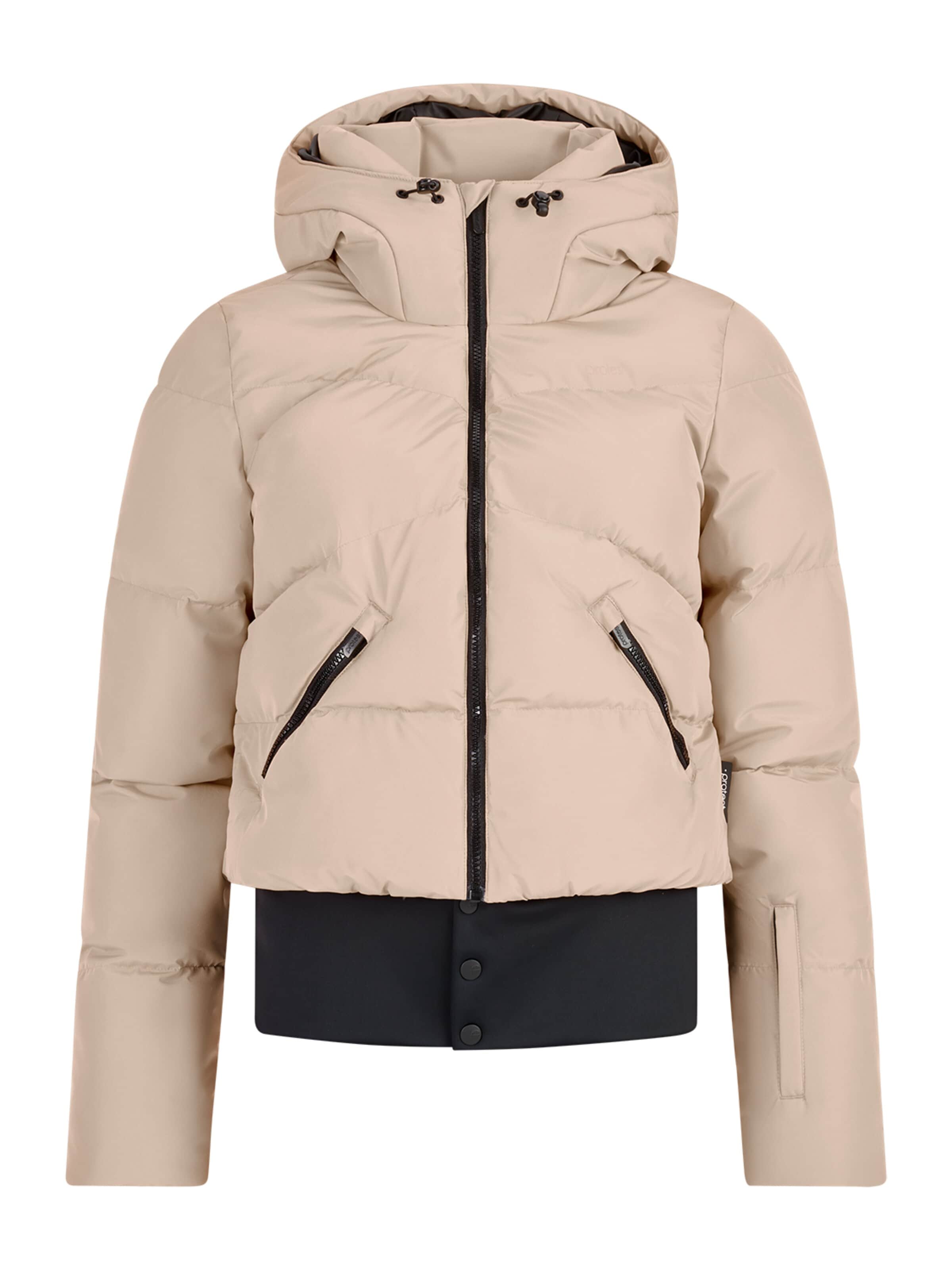 PROTEST Sportjacke 'PRTPreppy'‌‌‌ in Braun