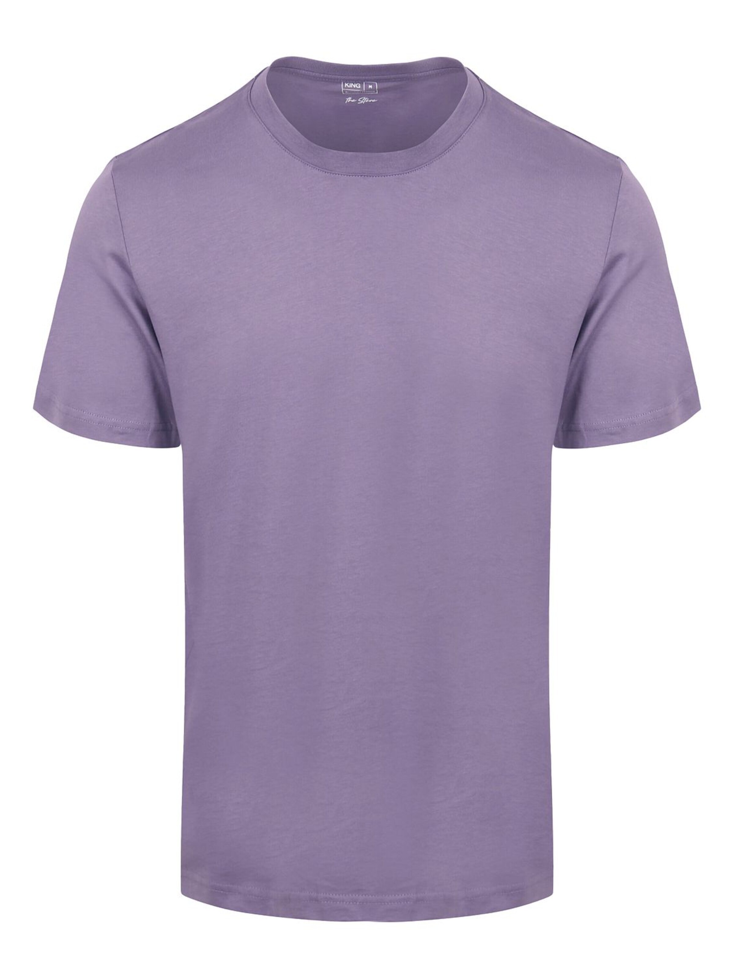 KING Essentials Shirt 'The Steve' in Purple: front