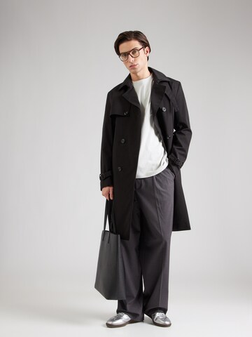 T-Shirt BOSS Orange en gris