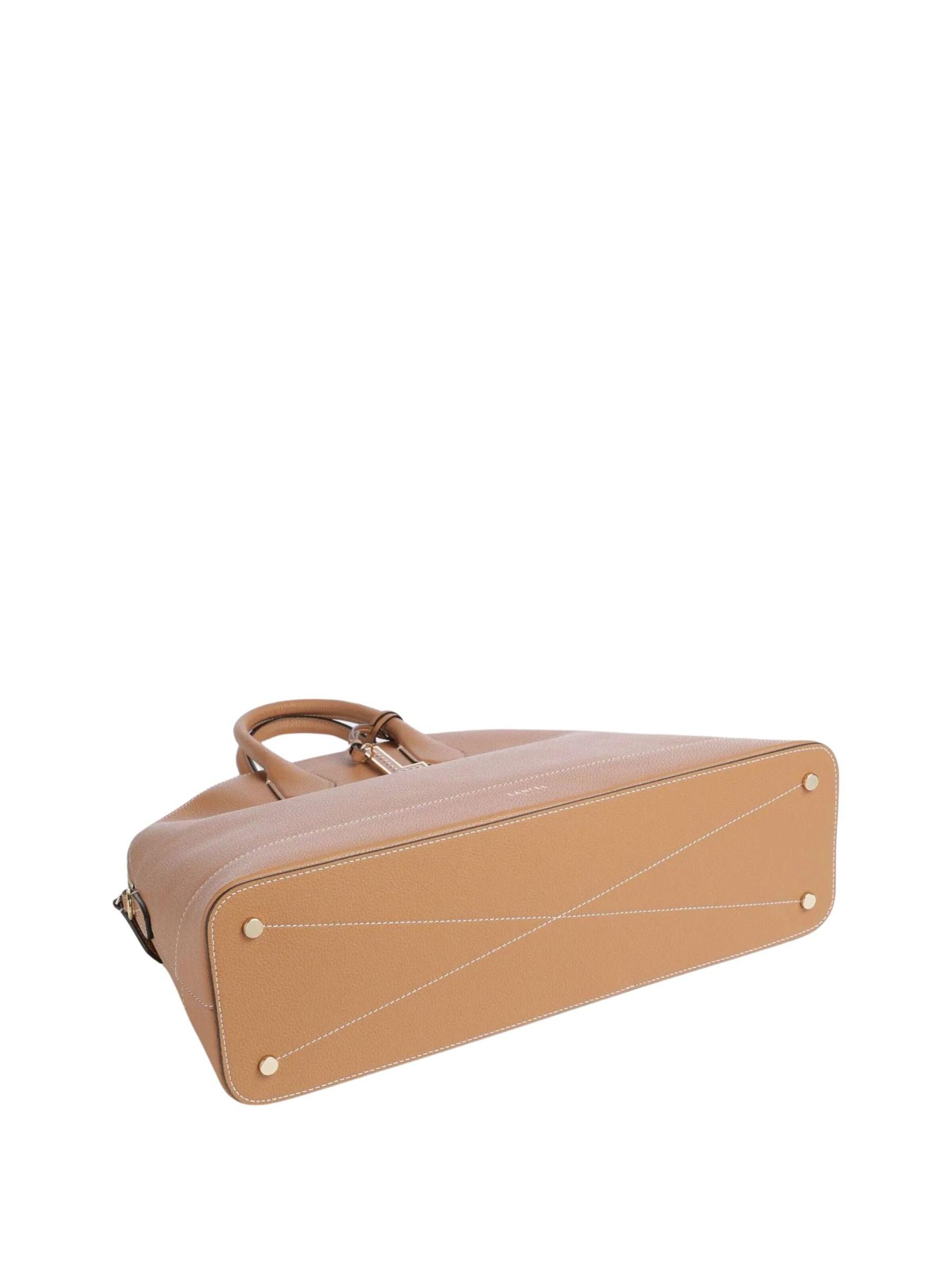 Lancel Nákupní taška 'Sac Bugatti L Lancel Belleville A1373720TU Camel' – hnědá