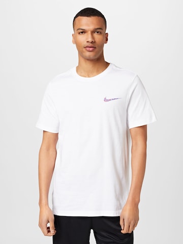 Tricou de la Nike Sportswear pe alb: față