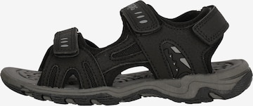ZigZag Sandale 'Acamas Jr.' in Schwarz: Vorderseite