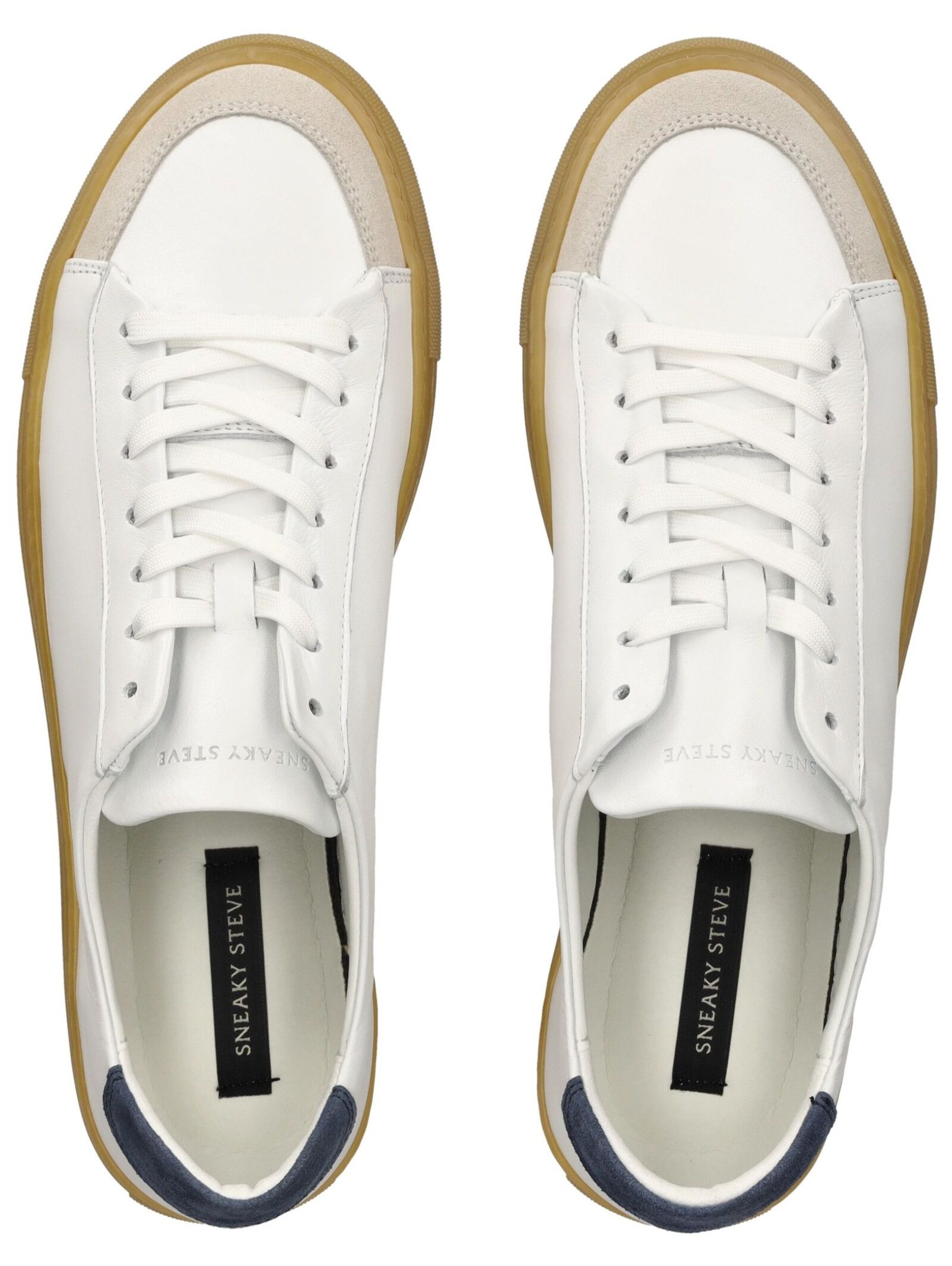 Baskets basses Sneaky Steve en blanc